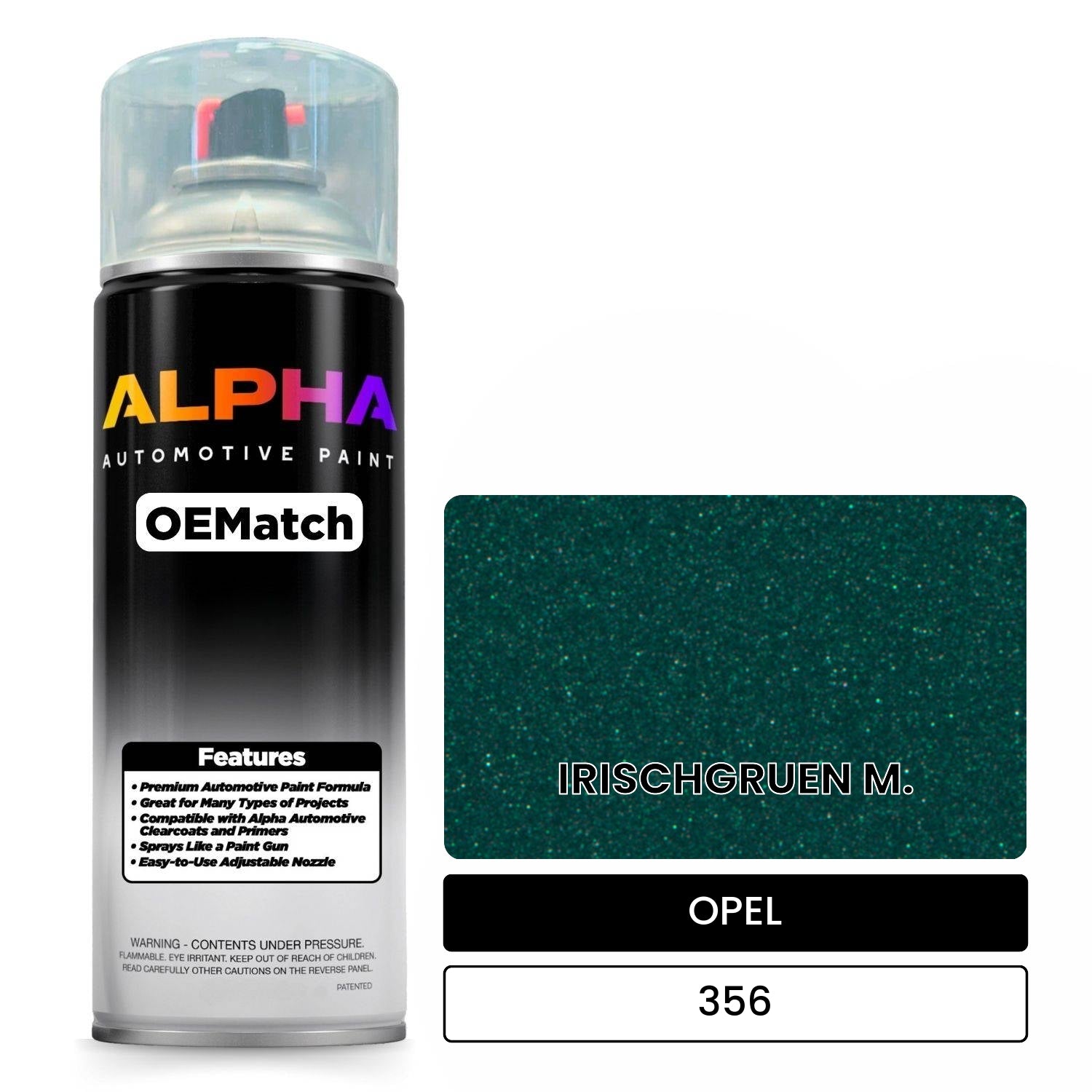 OPEL IRISCHGRUEN M. 356 OEMatch Spraycan