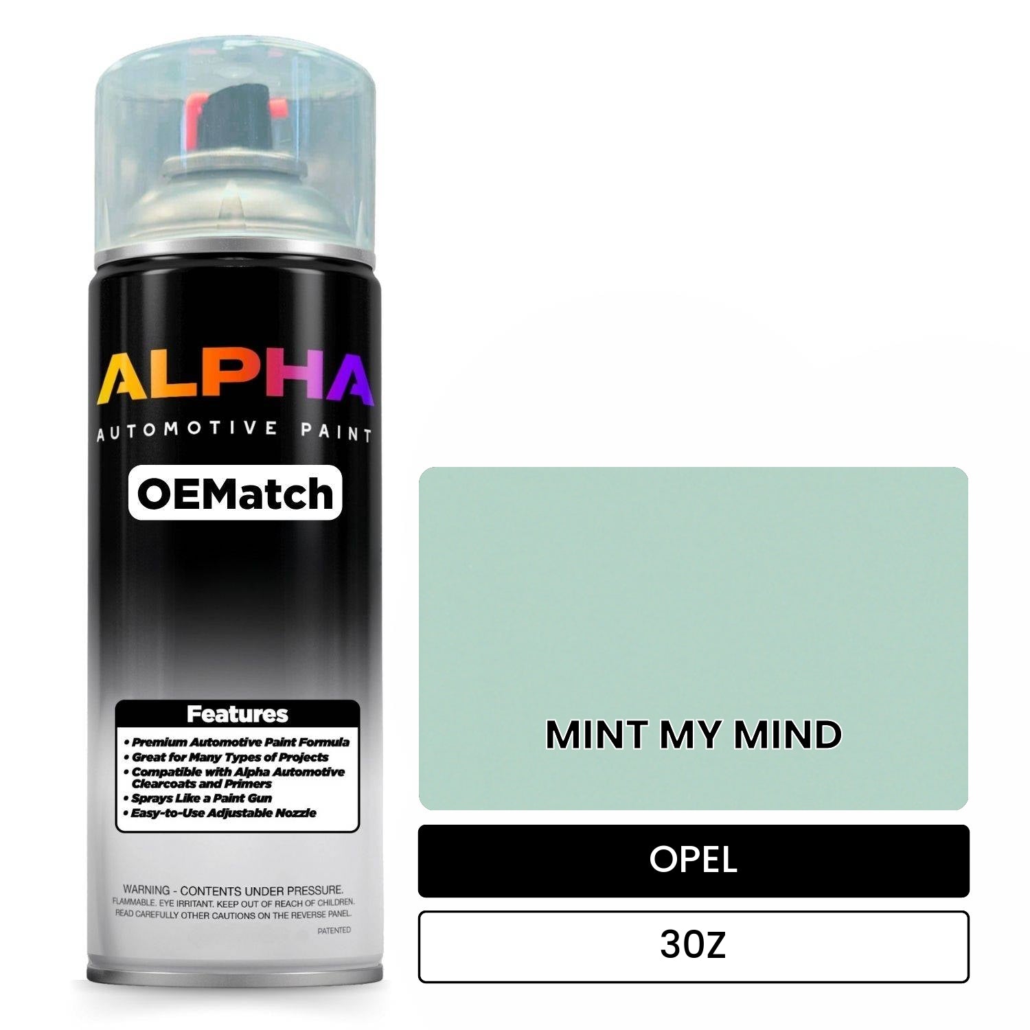OPEL MINT MY MIND 30Z OEMatch Spraycan
