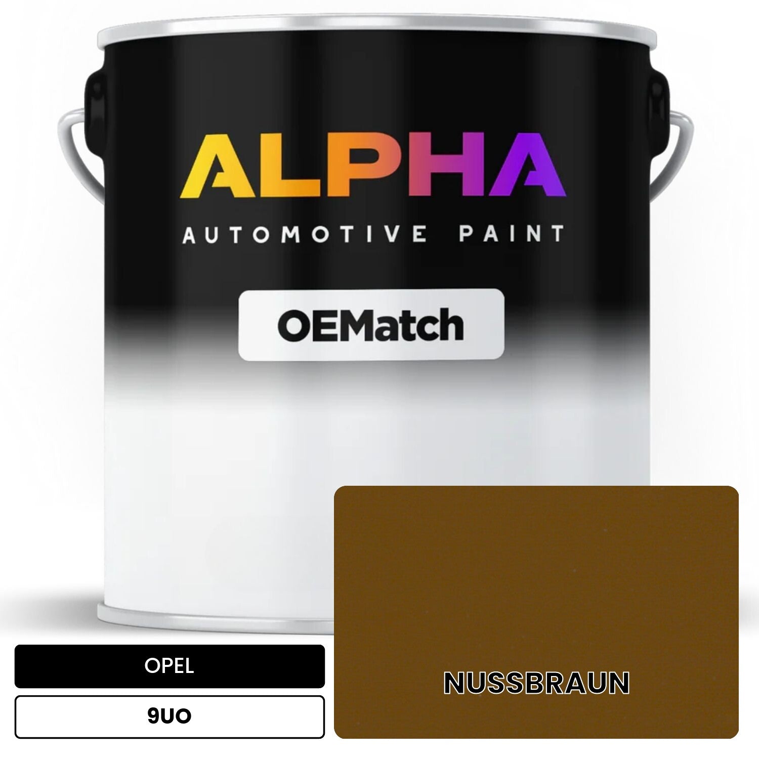 OPEL NUSSBRAUN 9UO OEMatch Basecoat