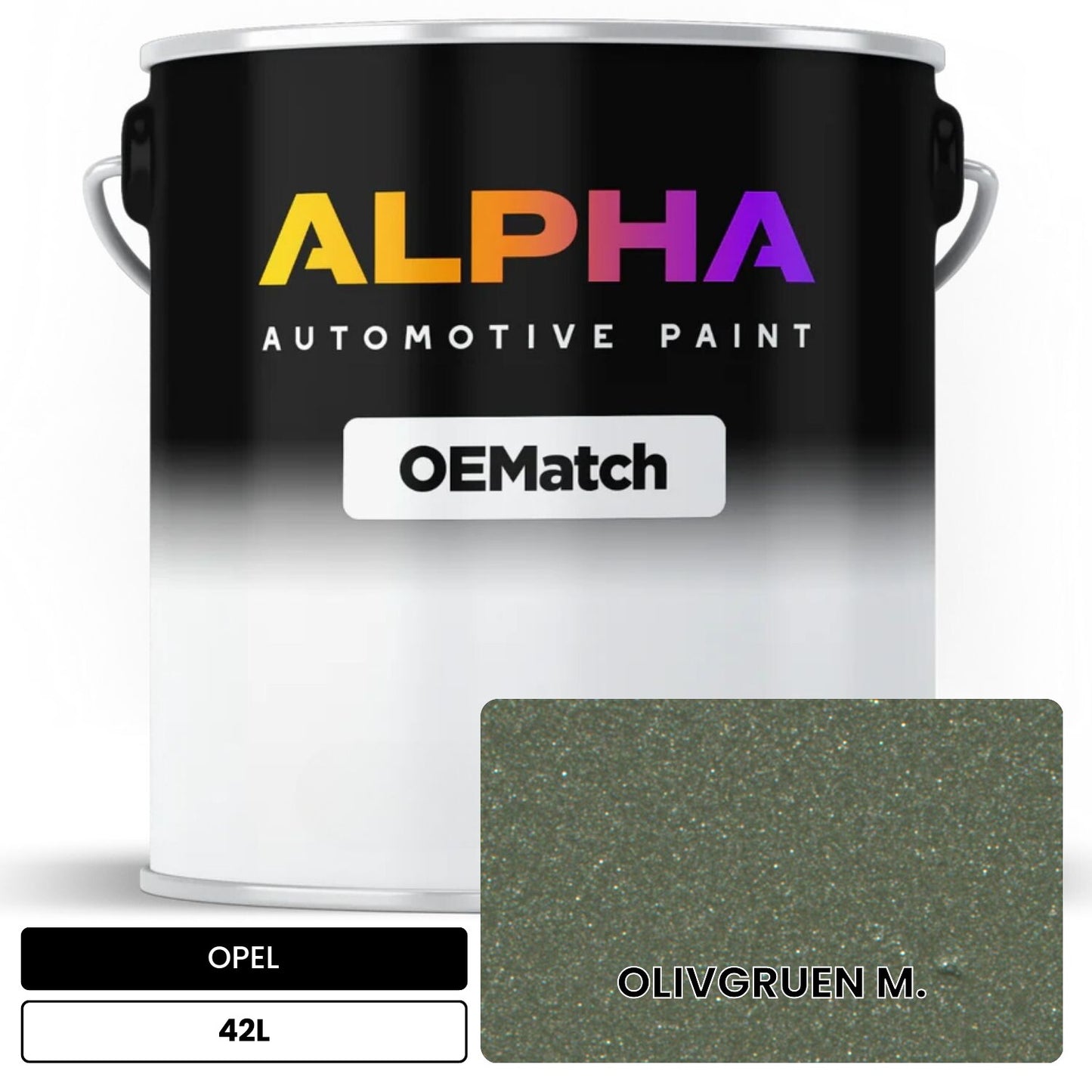 OPEL OLIVGRUEN M. 42L OEMatch Basecoat
