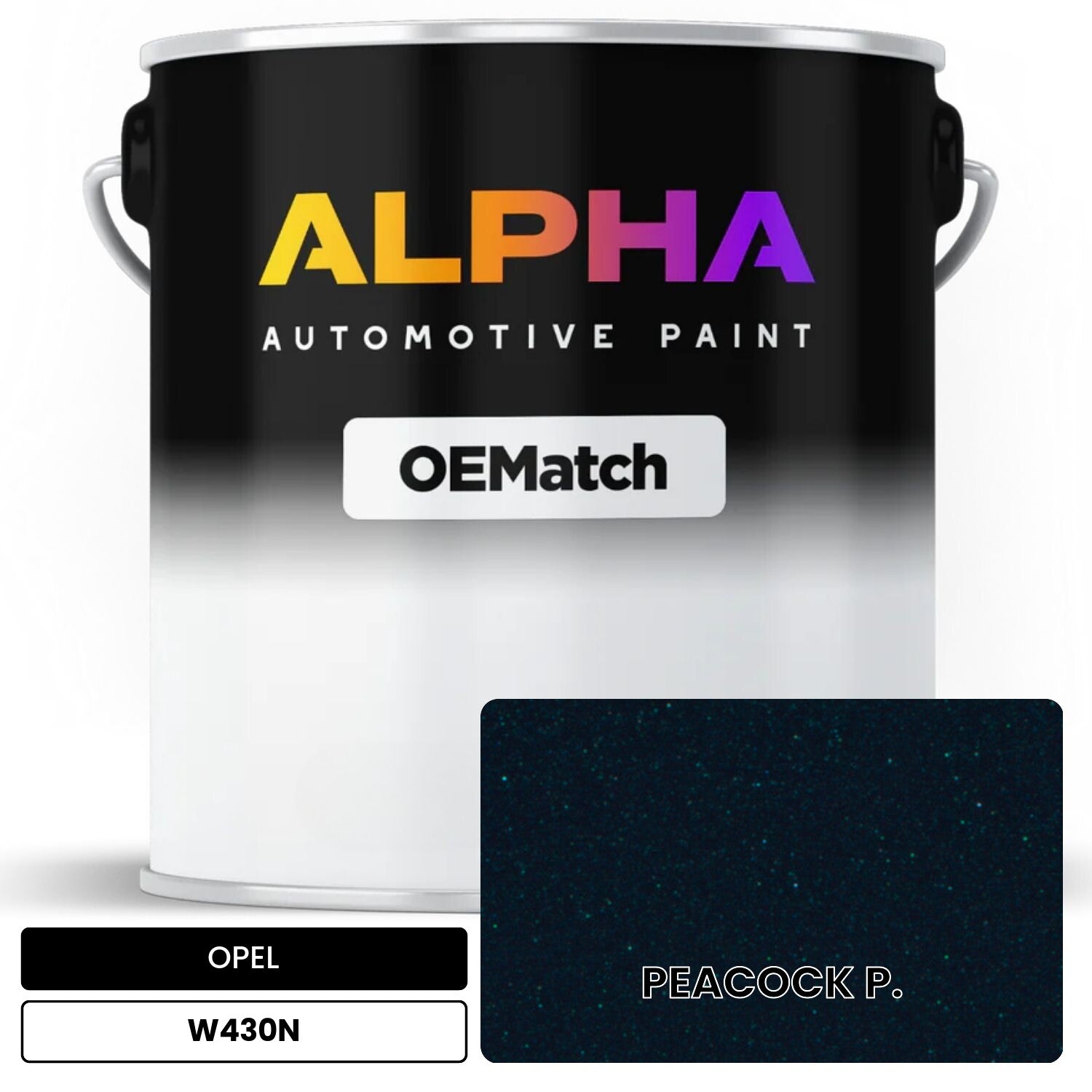 OPEL PEACOCK P. W430N OEMatch Basecoat
