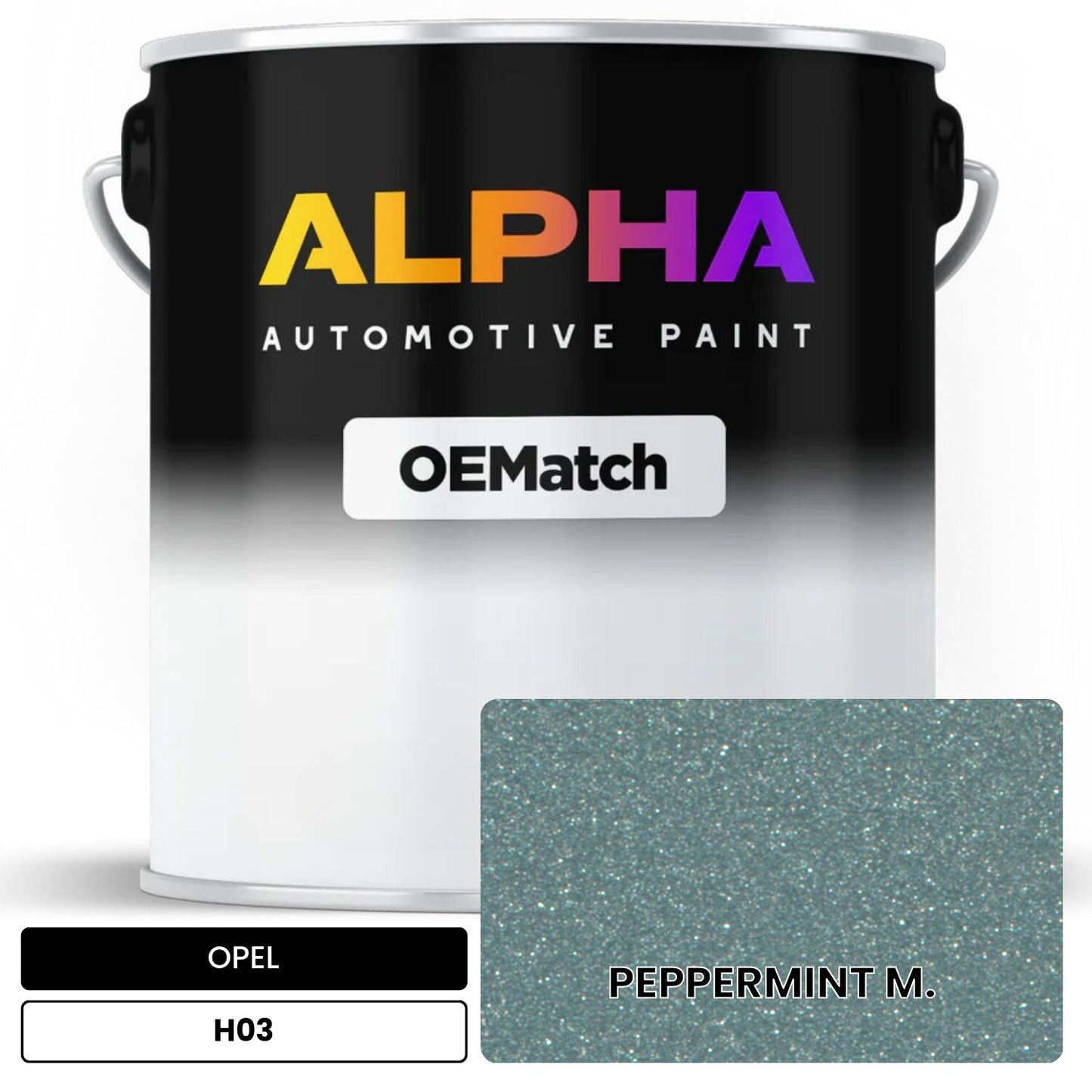 OPEL PEPPERMINT M. H03 OEMatch Basecoat