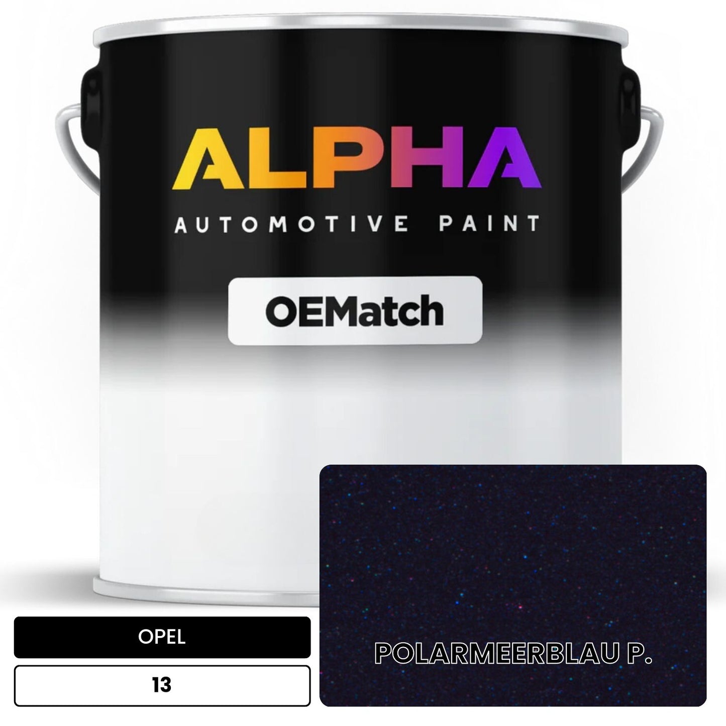 OPEL POLARMEERBLAU P. 13 OEMatch Basecoat
