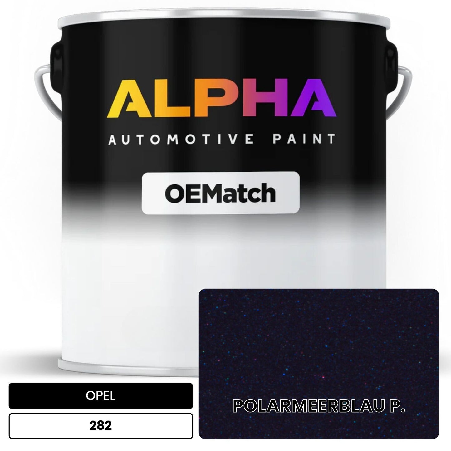 OPEL POLARMEERBLAU P. 282 OEMatch Basecoat