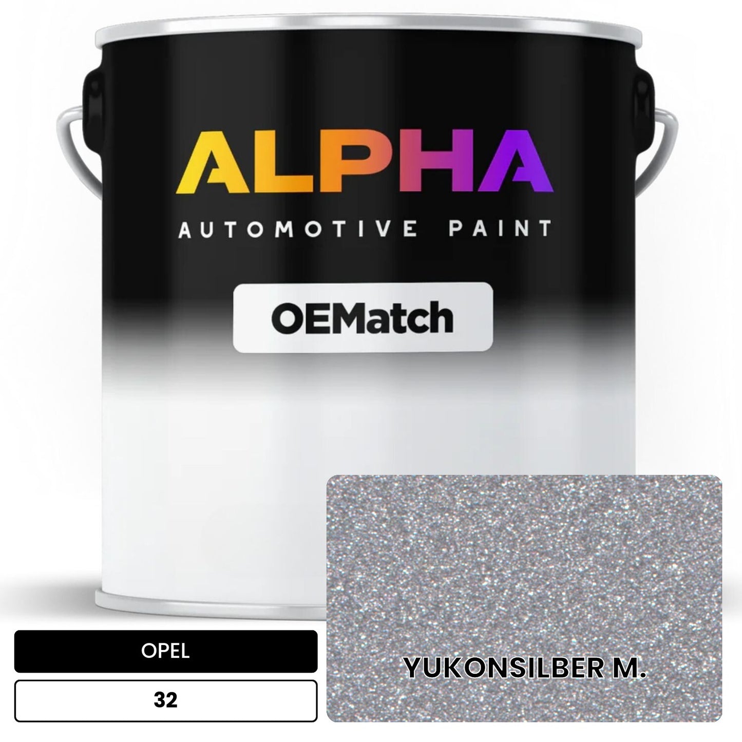 OPEL YUKONSILBER M. 32 OEMatch Basecoat