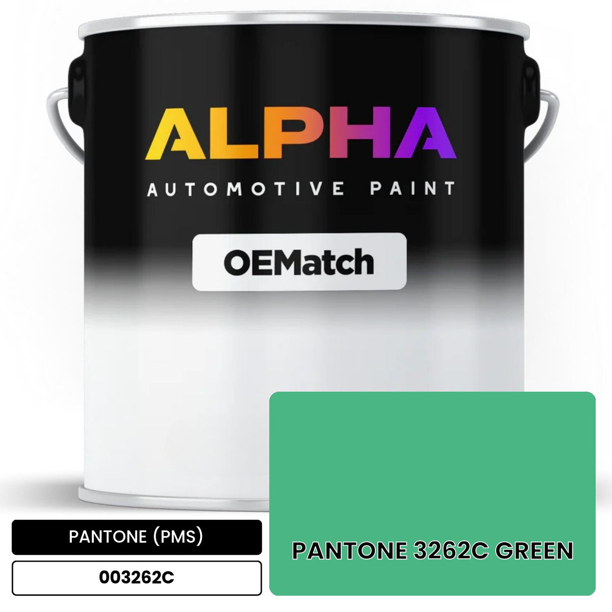 PANTONE (PMS) PANTONE 3262C GREEN 003262C OEMatch Basecoat