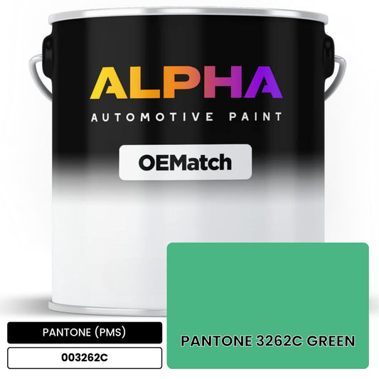 PANTONE (PMS) PANTONE 3262C GREEN 003262C OEMatch Basecoat
