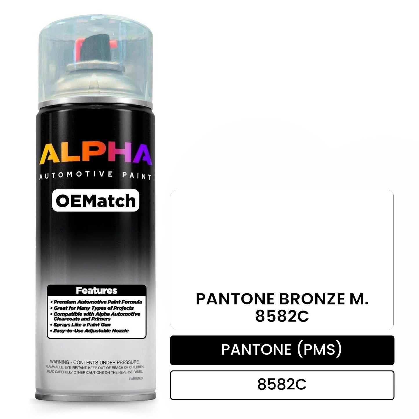 PANTONE (PMS) PANTONE BRONZE M. 8582C 8582C OEMatch Spraycan