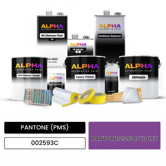 PANTONE (PMS) PANTONE 2593C VIOLET 002593C OEMatch Vehicle Paint Kit