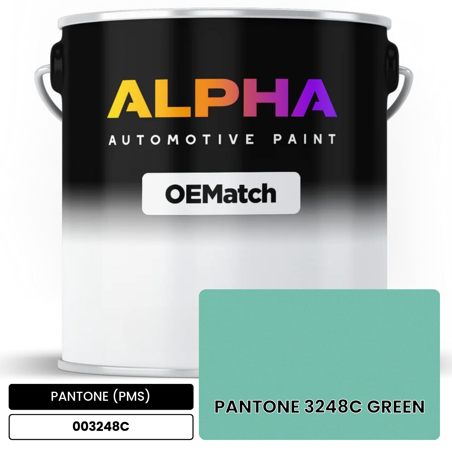 PANTONE (PMS) PANTONE 3248C GREEN 003248C OEMatch Basecoat