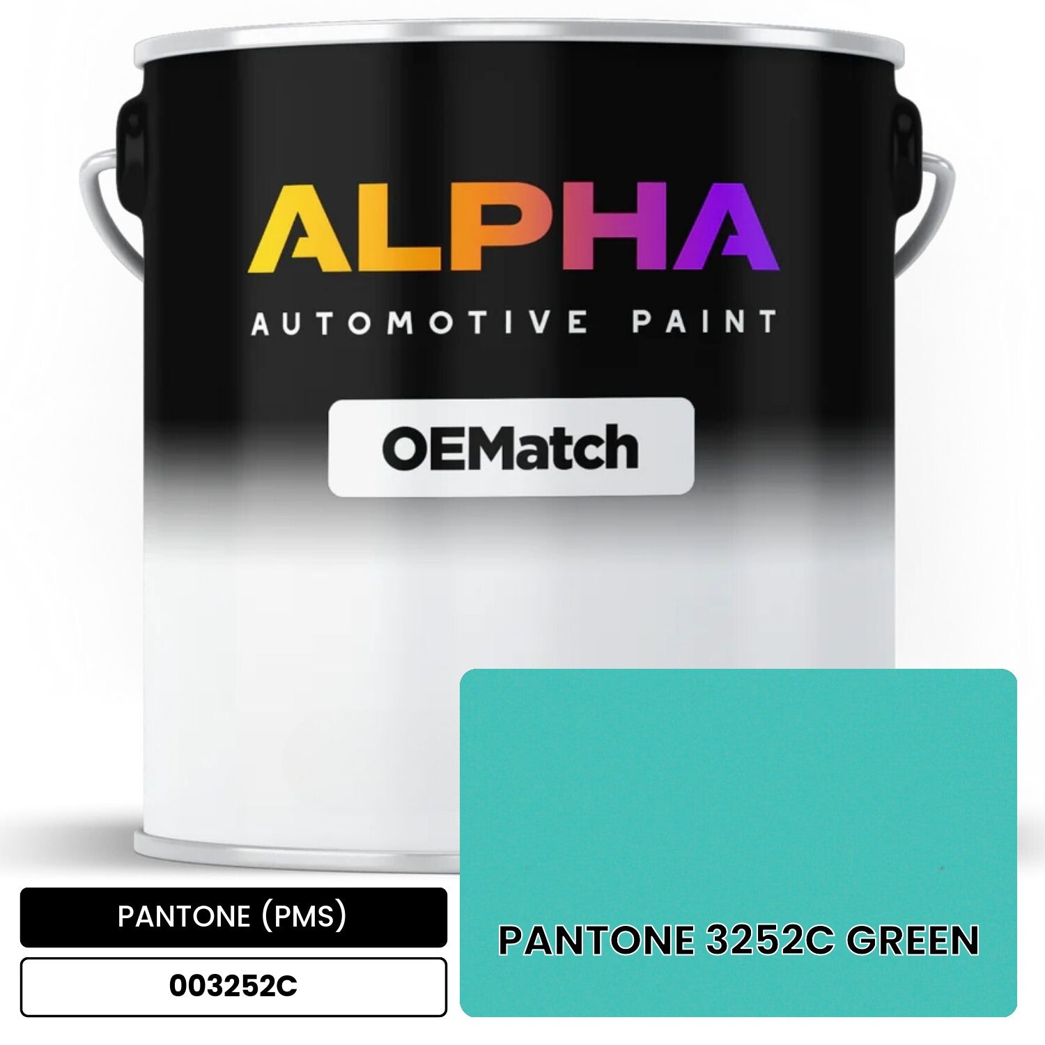 PANTONE (PMS) PANTONE 3252C GREEN 003252C OEMatch Basecoat