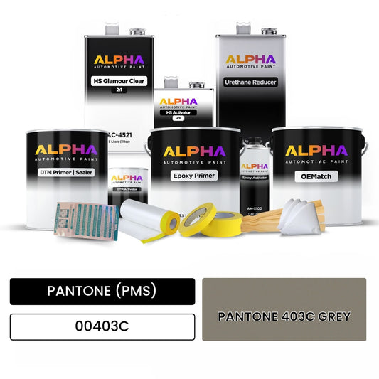 PANTONE (PMS) PANTONE 403C GREY 00403C OEMatch Vehicle Paint Kit