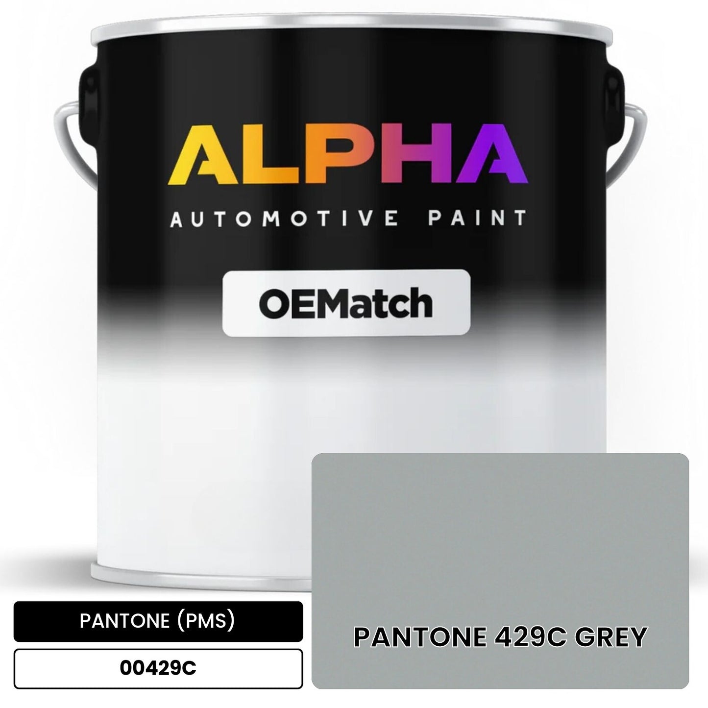 PANTONE (PMS) PANTONE 429C GREY 00429C OEMatch Basecoat