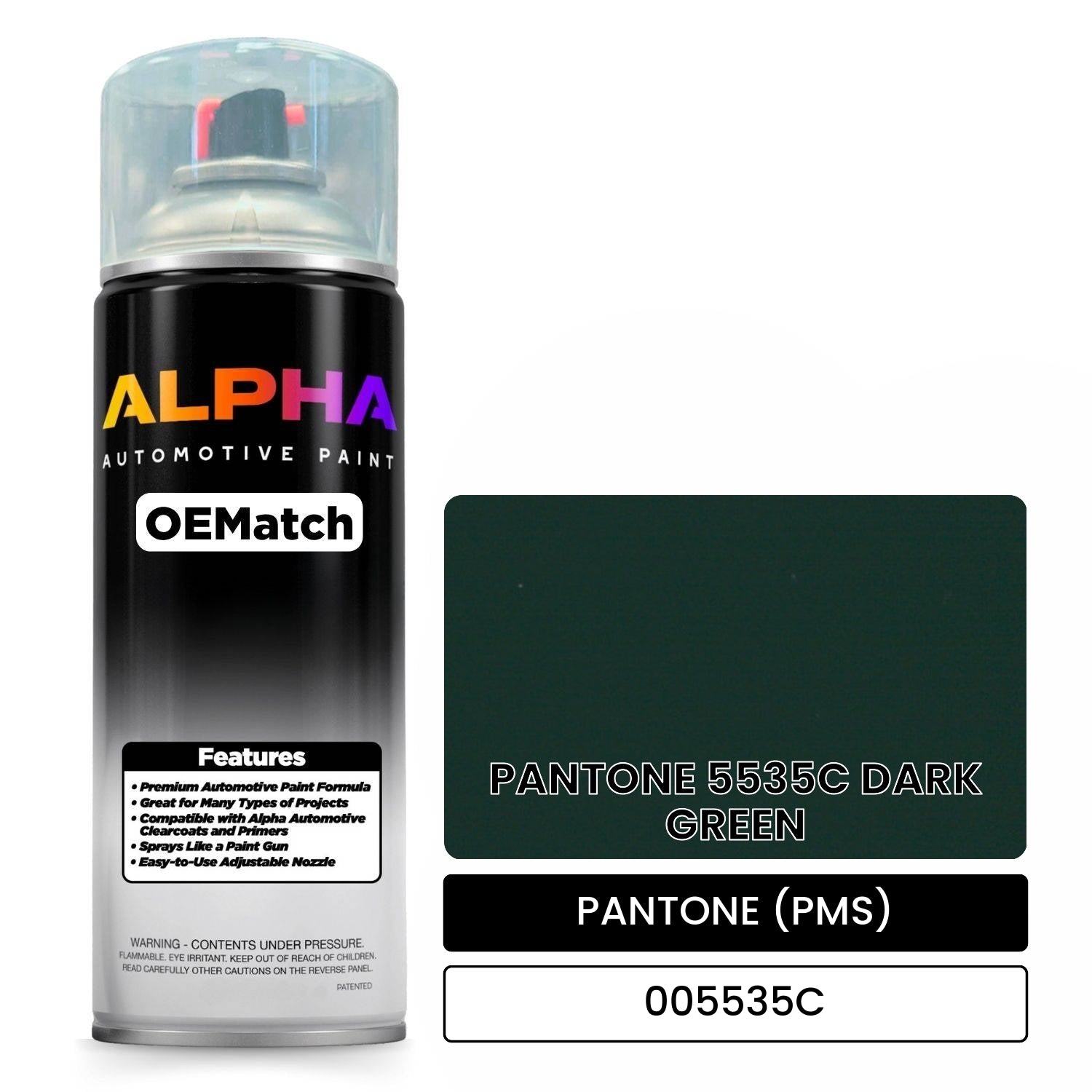 PANTONE (PMS) PANTONE 5535C DARK GREEN 005535C OEMatch Spraycan
