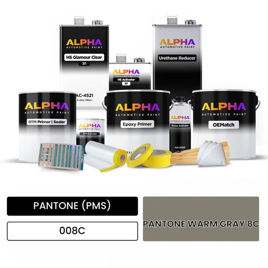 PANTONE (PMS) PANTONE WARM GRAY 8C 008C OEMatch Vehicle Paint Kit