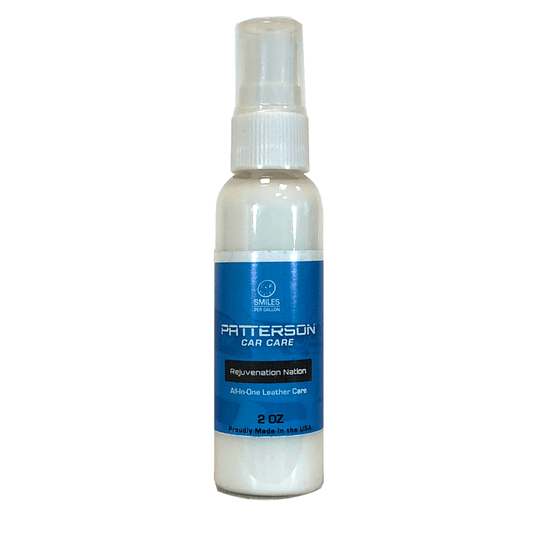 Patterson Car Care Rejuvenation Nation - Leather Cleaner & Conditioner 2oz Sample - The Spray Source - Patterson Car Care