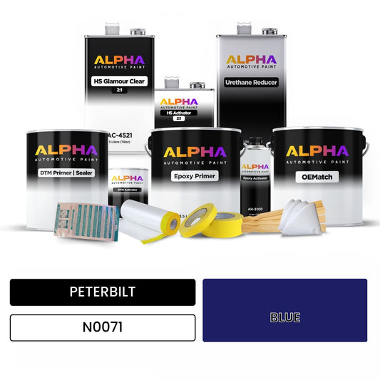 PETERBILT BLUE N0071 OEMatch Vehicle Paint Kit
