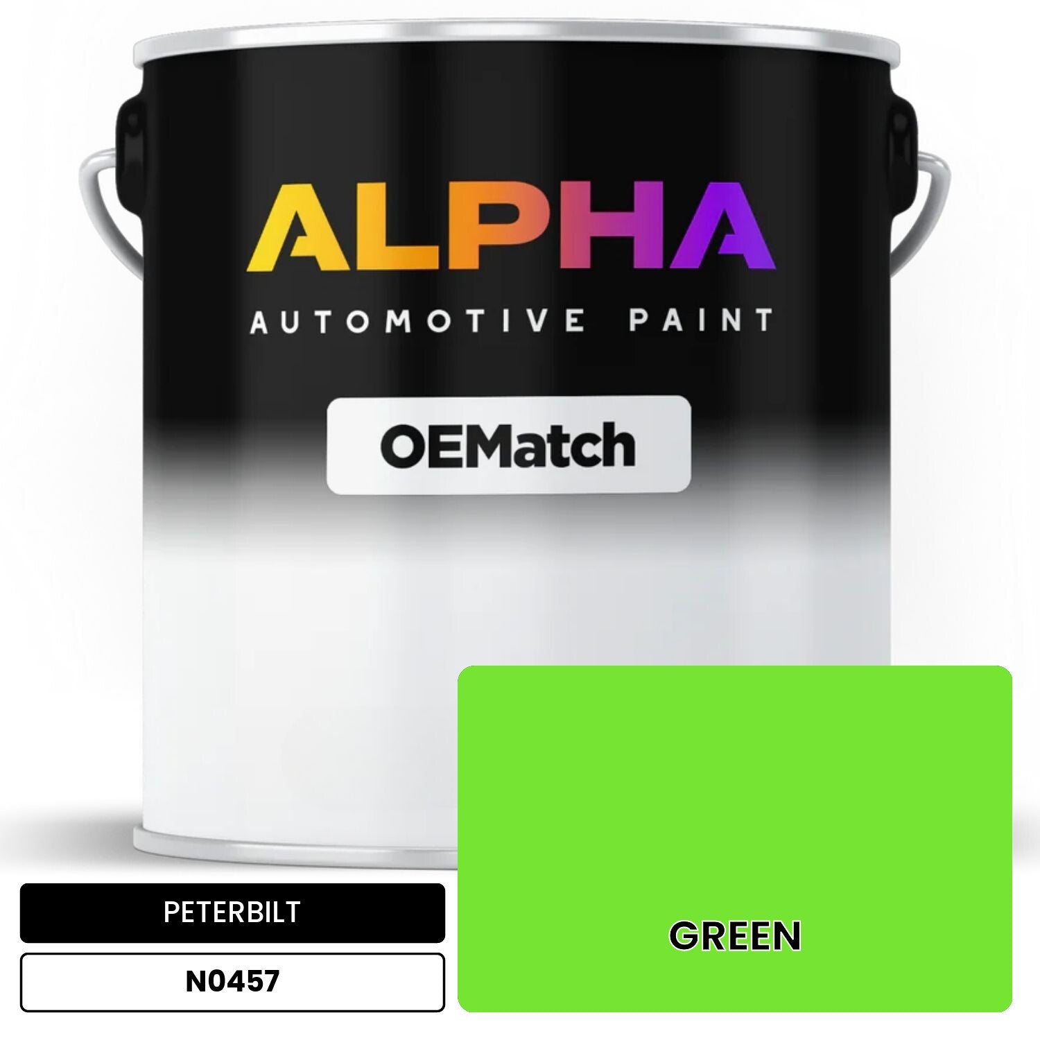 PETERBILT GREEN N0457 OEMatch Basecoat
