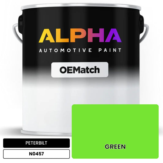 PETERBILT GREEN N0457 OEMatch Basecoat