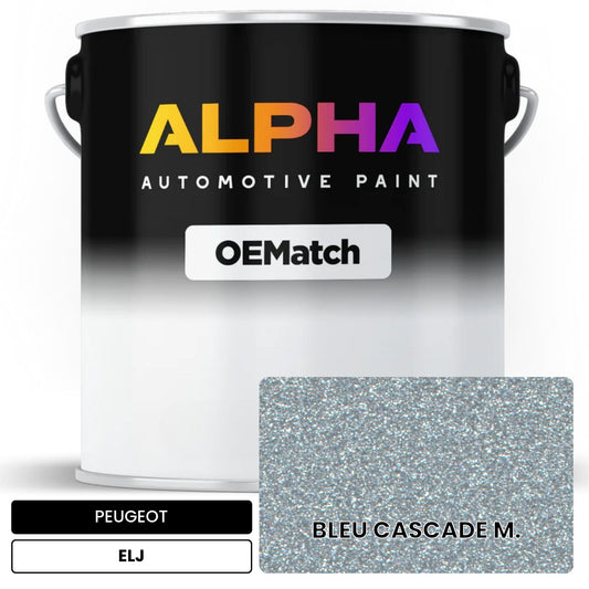 PEUGEOT BLEU CASCADE M. ELJ OEMatch Basecoat