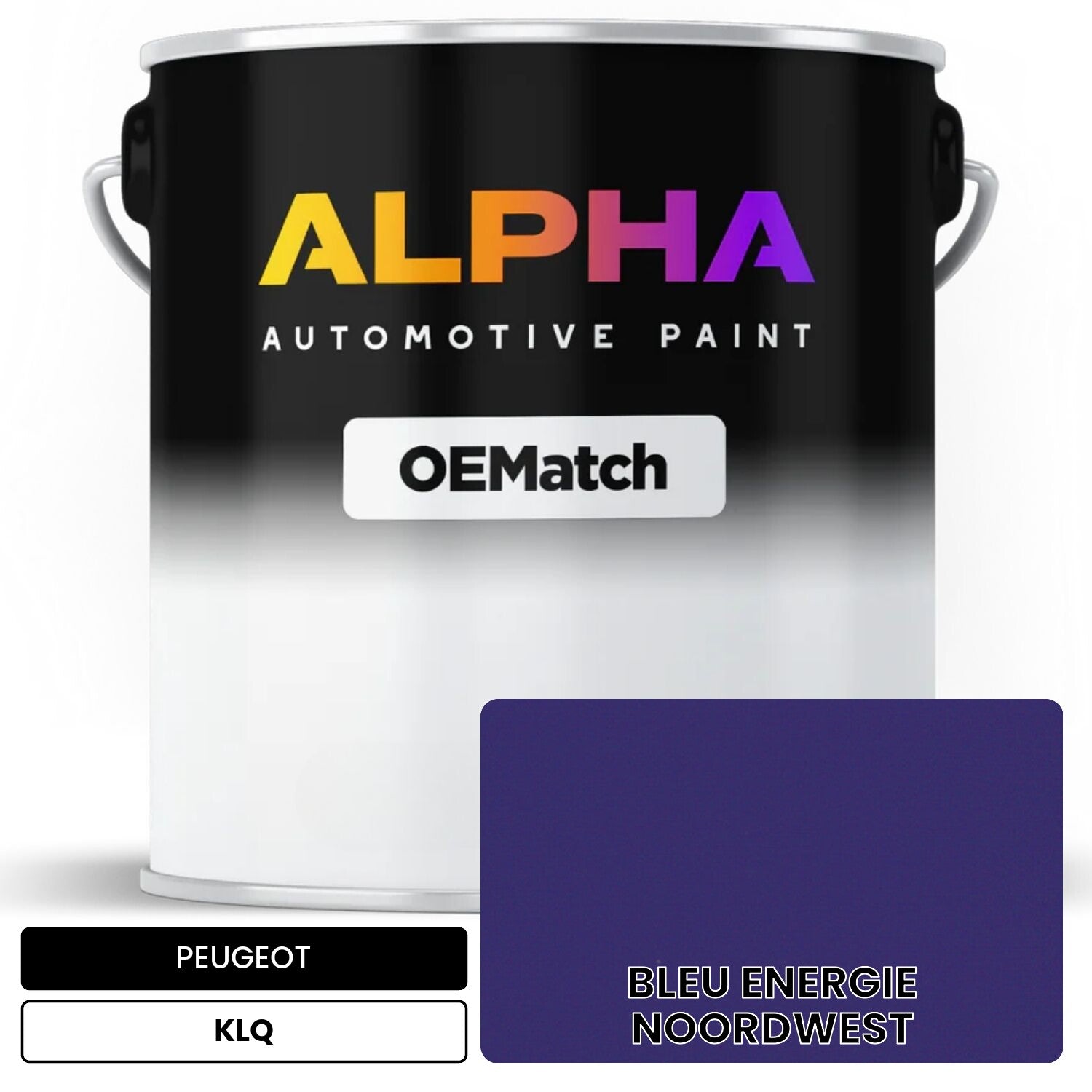 PEUGEOT BLEU ENERGIE NOORDWEST KLQ OEMatch Basecoat