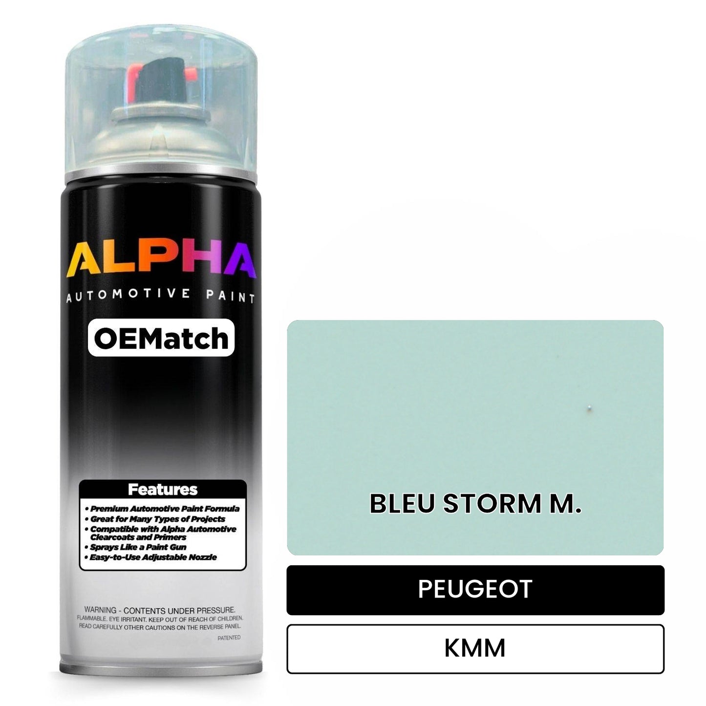 PEUGEOT BLEU STORM M. KMM OEMatch Spraycan