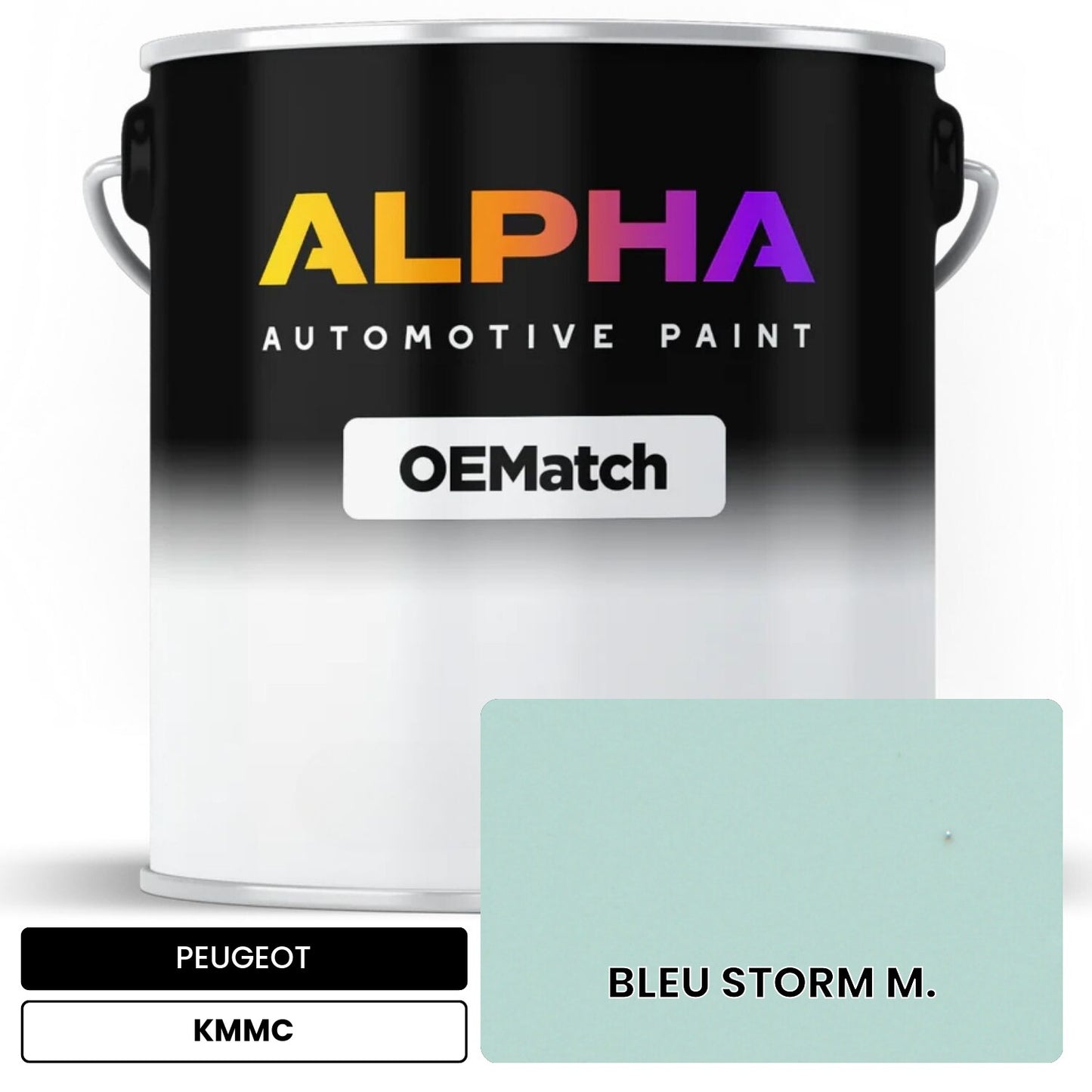 PEUGEOT BLEU STORM M. KMMC OEMatch Basecoat