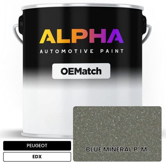 PEUGEOT BLUE MINERAL P. M. EDX OEMatch Basecoat