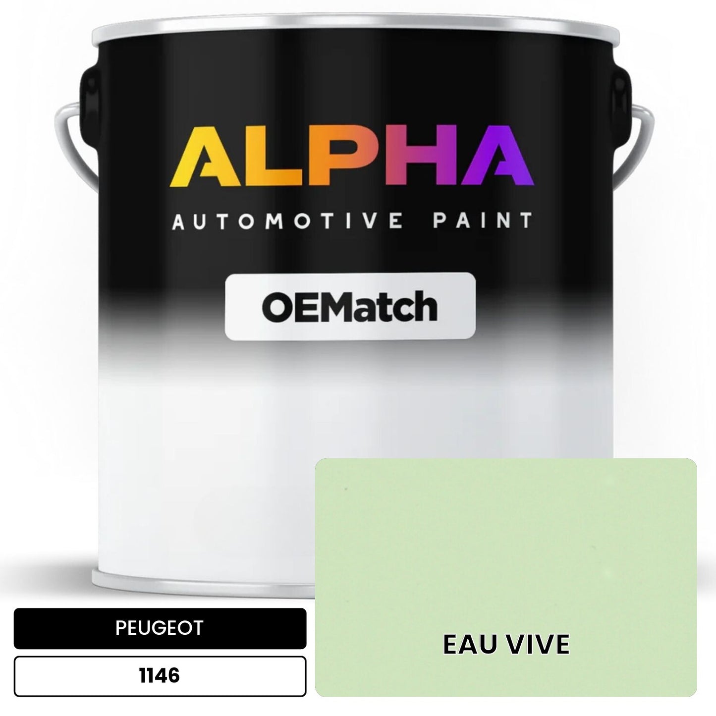PEUGEOT EAU VIVE 1146 OEMatch Basecoat