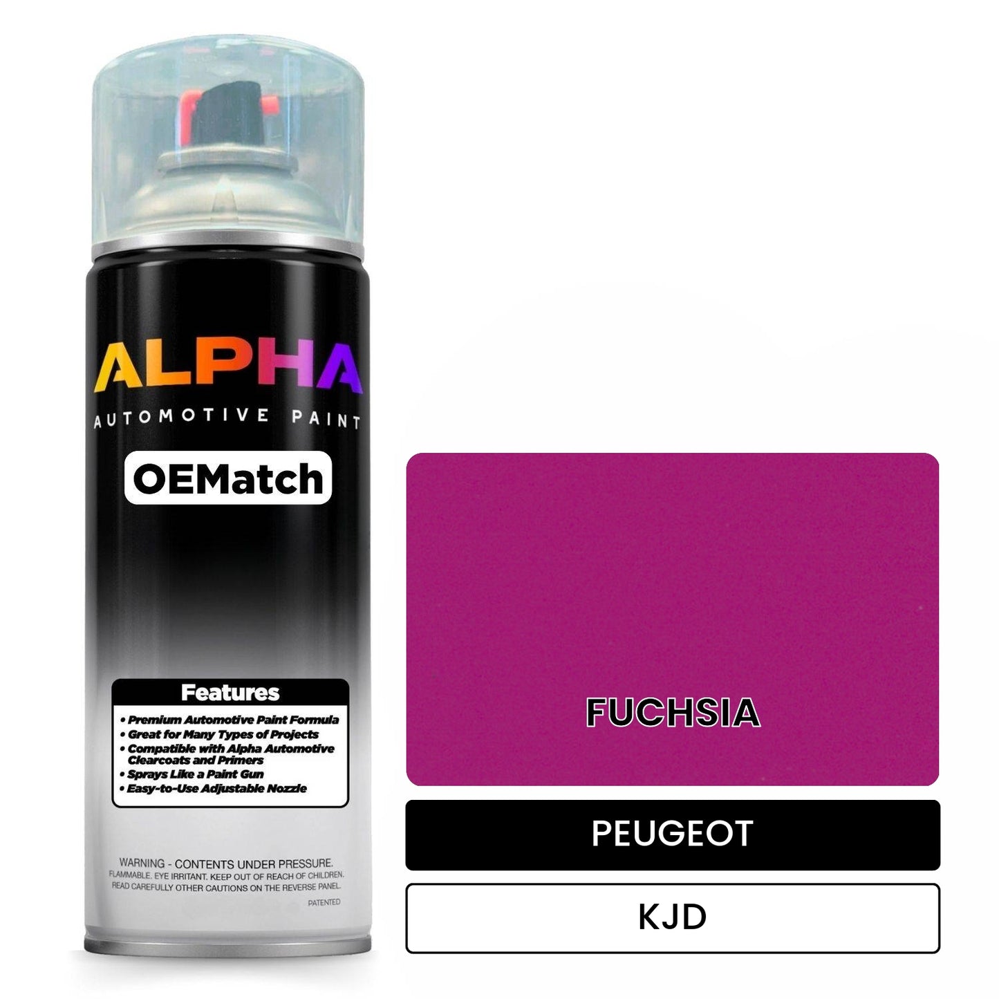 PEUGEOT FUCHSIA KJD OEMatch Spraycan