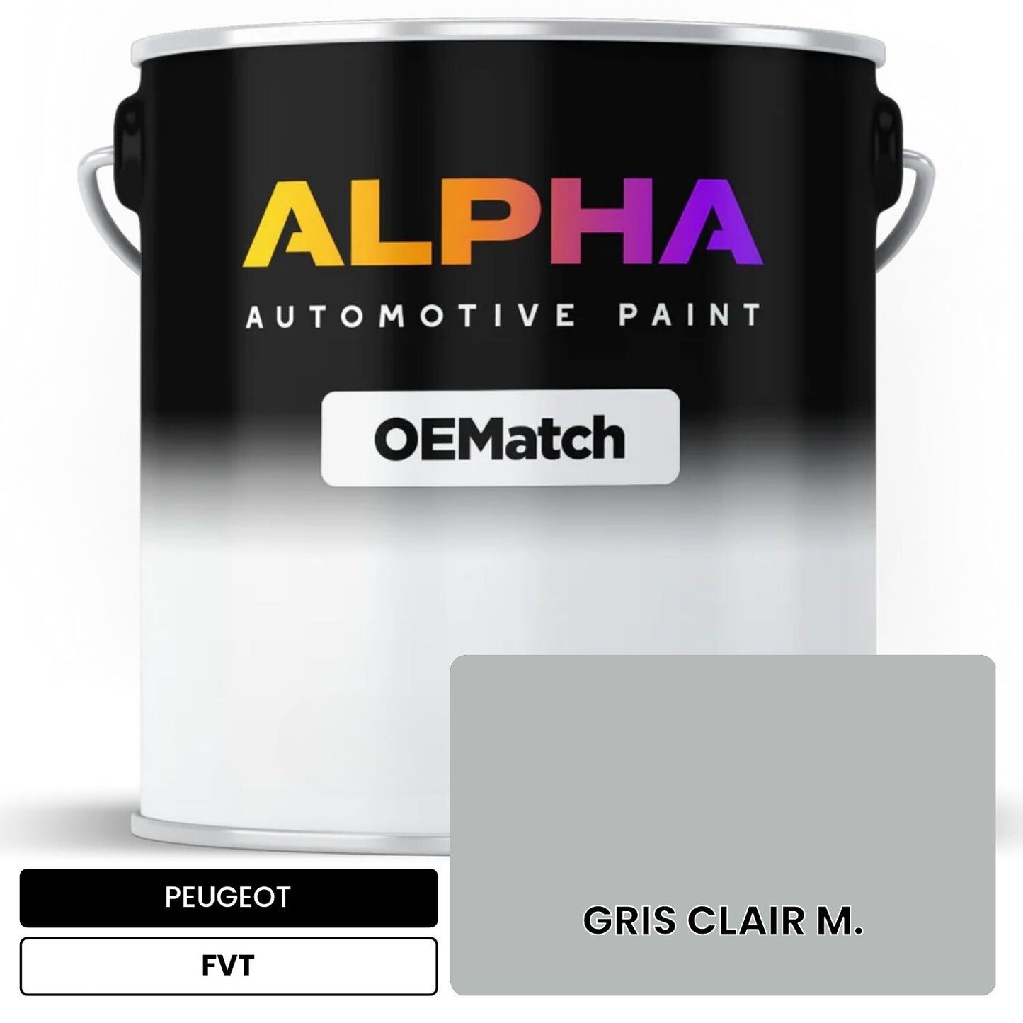 PEUGEOT GRIS CLAIR M. FVT OEMatch Basecoat