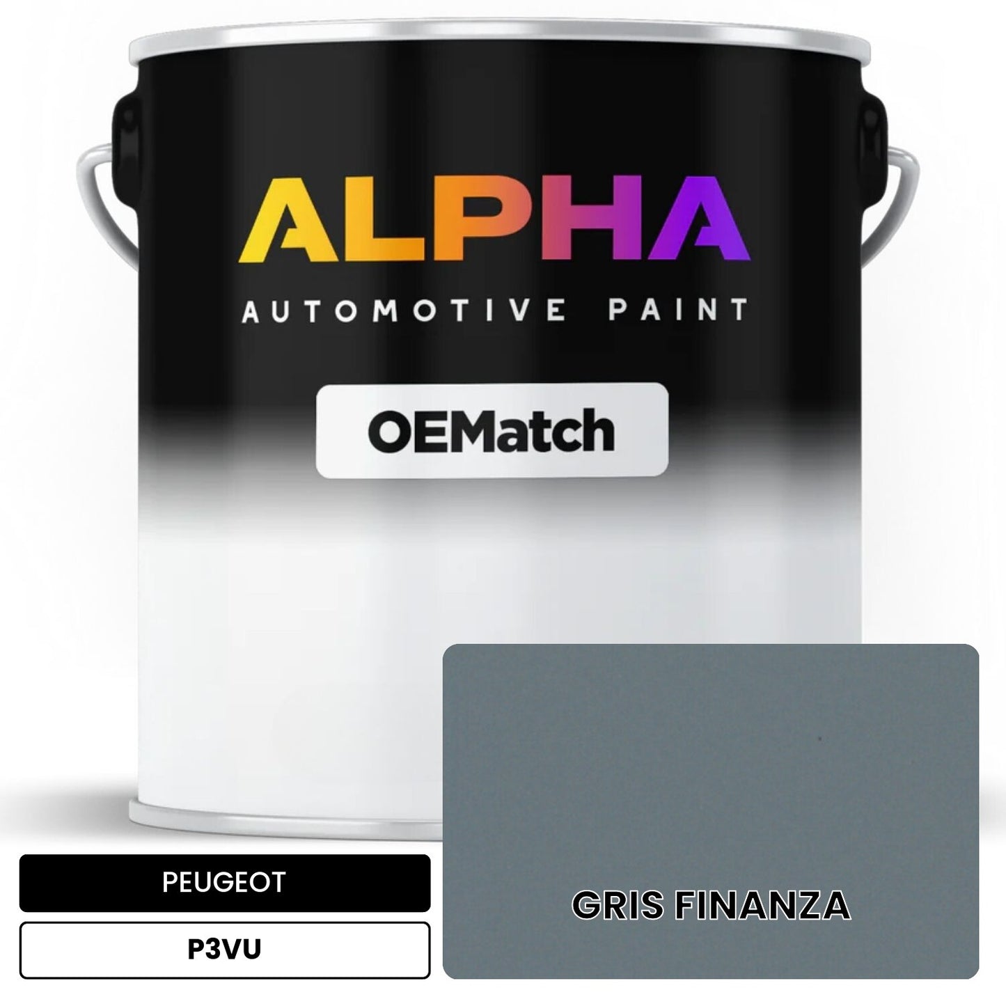 PEUGEOT GRIS FINANZA P3VU OEMatch Basecoat