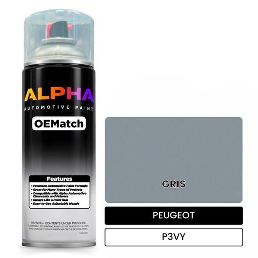 PEUGEOT GRIS P3VY OEMatch Spraycan