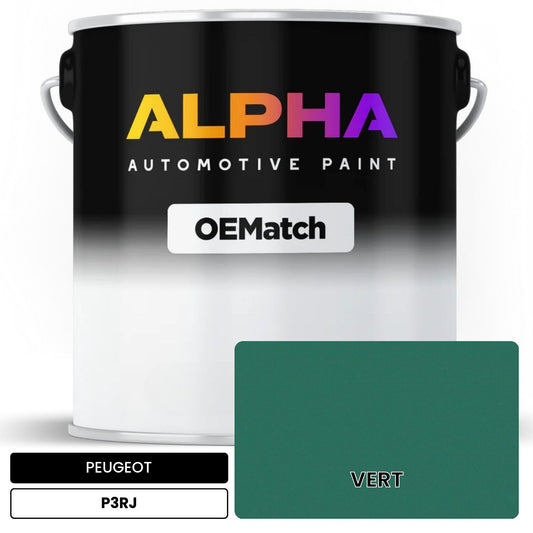 PEUGEOT VERT P3RJ OEMatch Basecoat