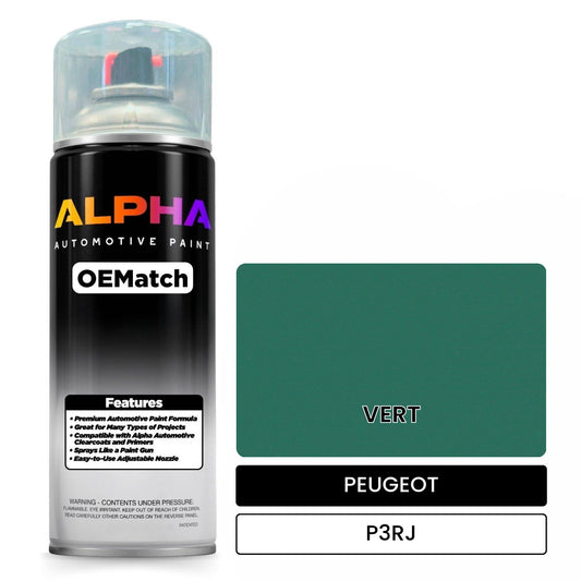 PEUGEOT VERT P3RJ OEMatch Spraycan