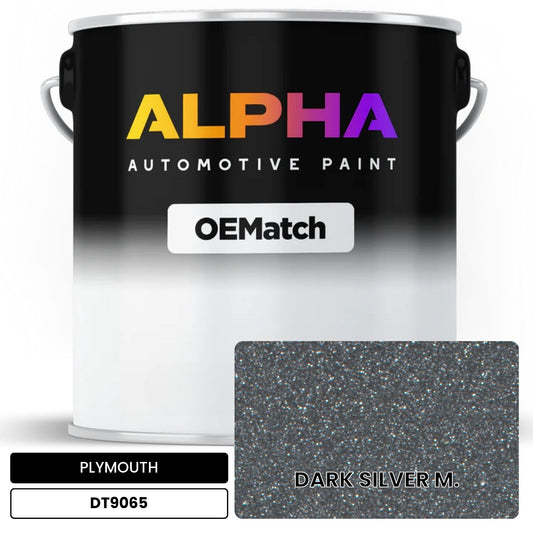 PLYMOUTH DARK SILVER M. DT9065 OEMatch Basecoat
