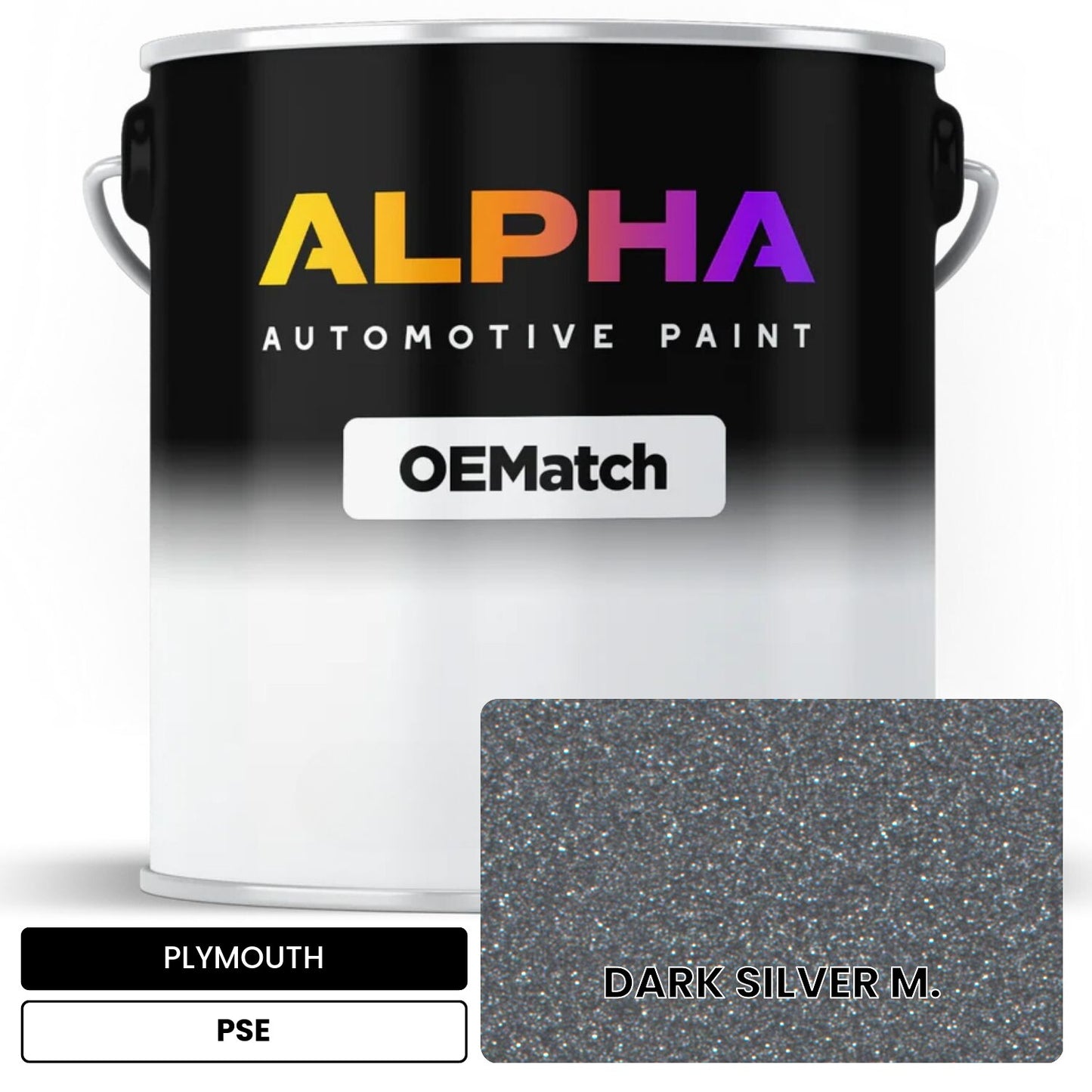 PLYMOUTH DARK SILVER M. PSE OEMatch Basecoat