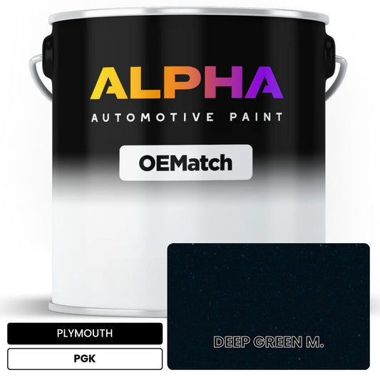 PLYMOUTH DEEP GREEN M. PGK OEMatch Basecoat