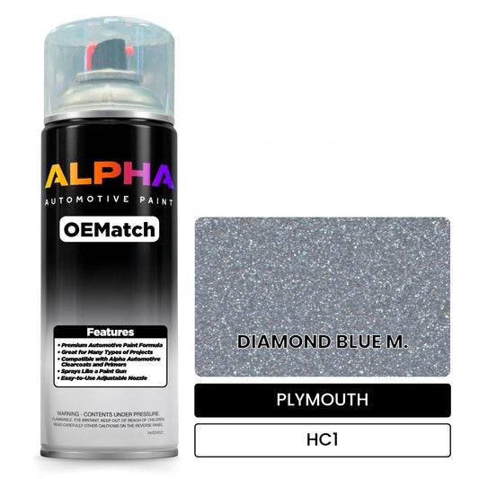 PLYMOUTH DIAMOND BLUE M. HC1 OEMatch Spraycan