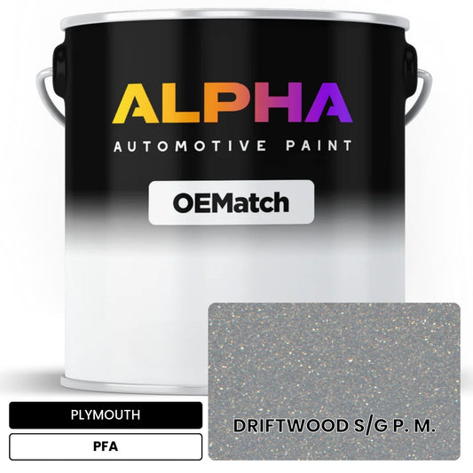 PLYMOUTH DRIFTWOOD S/G P. M. PFA OEMatch Basecoat
