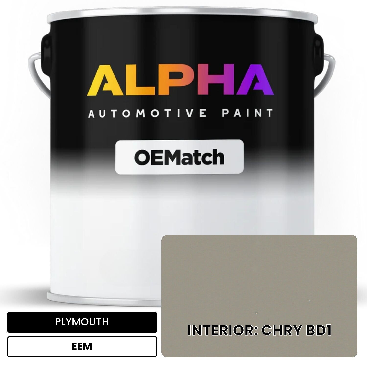 PLYMOUTH INTERIOR: CHRY BD1 EEM OEMatch Basecoat