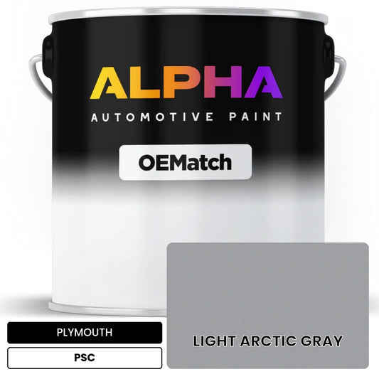 PLYMOUTH LIGHT ARCTIC GRAY PSC OEMatch Basecoat