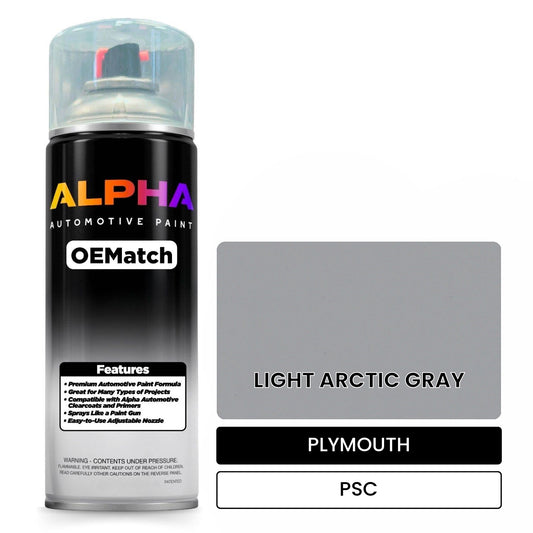 PLYMOUTH LIGHT ARCTIC GRAY PSC OEMatch Spraycan