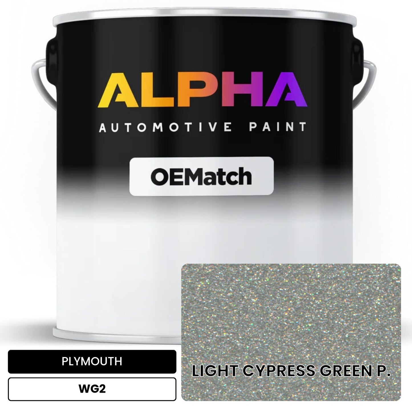 PLYMOUTH LIGHT CYPRESS GREEN P. WG2 OEMatch Basecoat