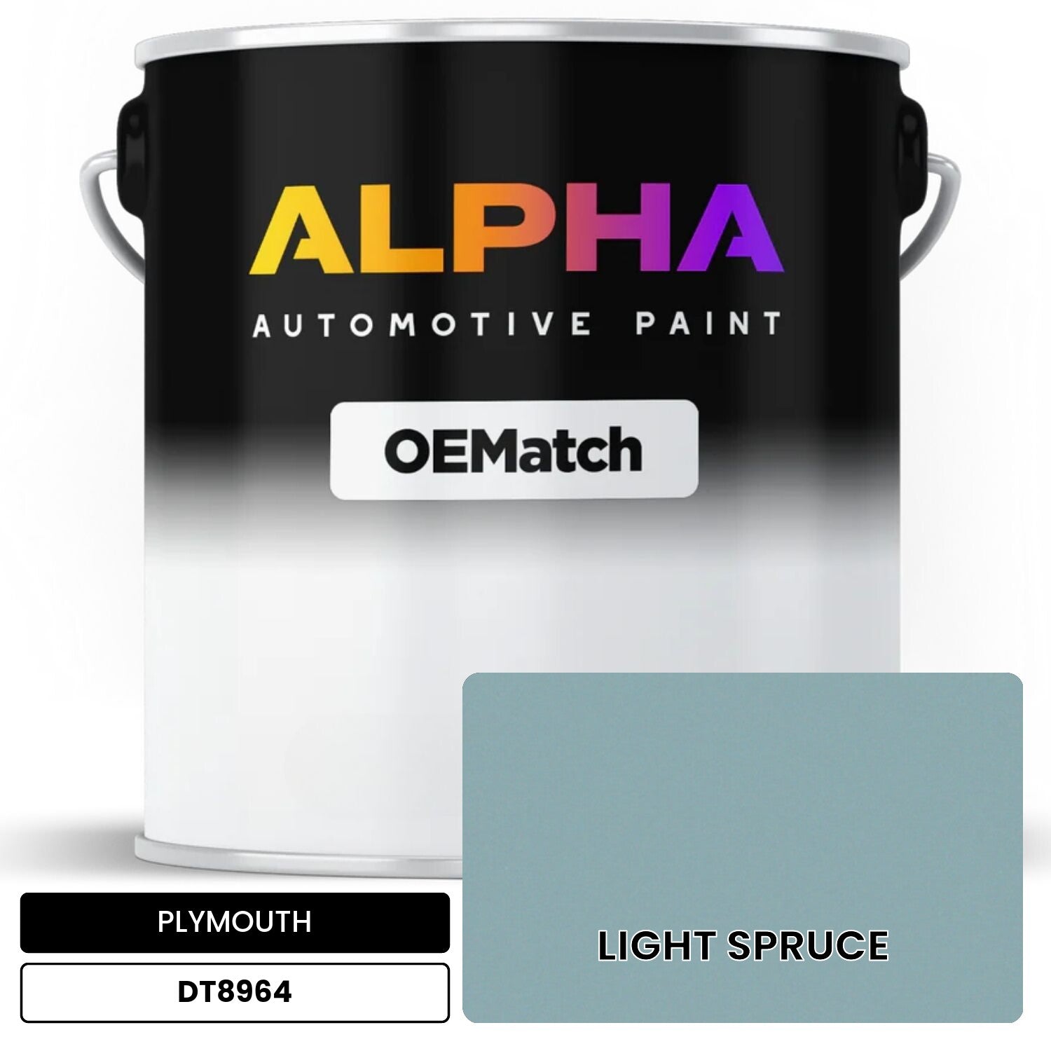 PLYMOUTH LIGHT SPRUCE DT8964 OEMatch Basecoat