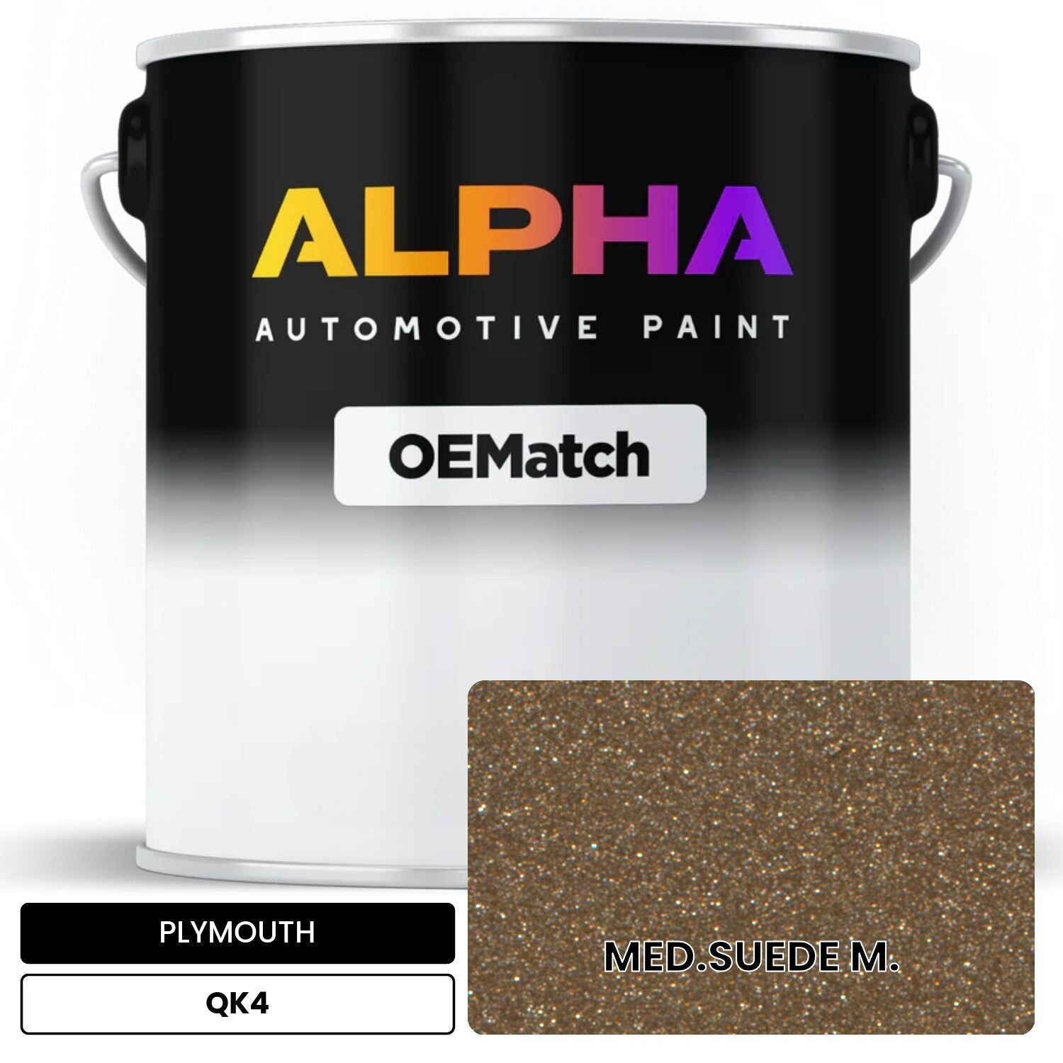 PLYMOUTH MED.SUEDE M. QK4 OEMatch Basecoat