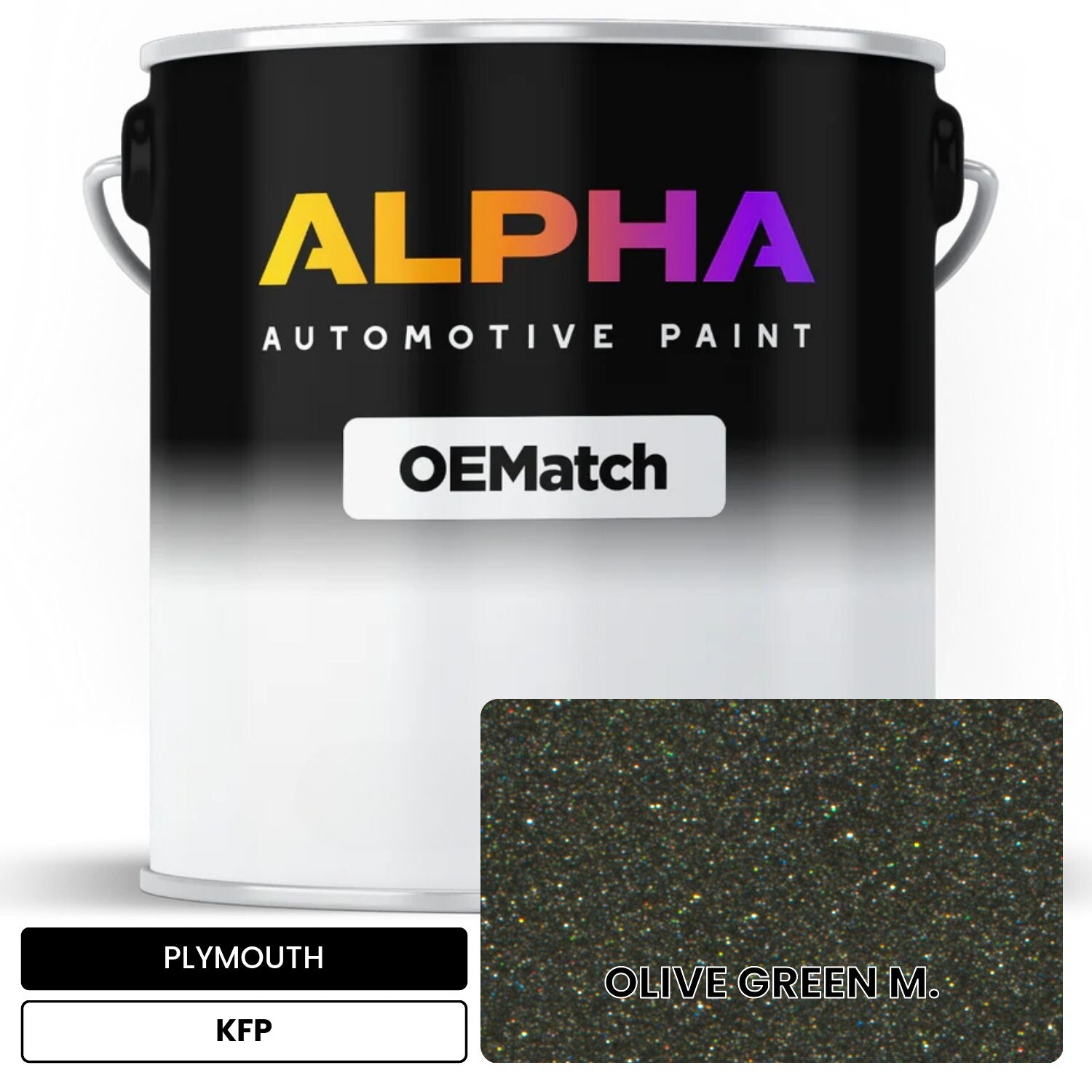 PLYMOUTH OLIVE GREEN M. KFP OEMatch Basecoat