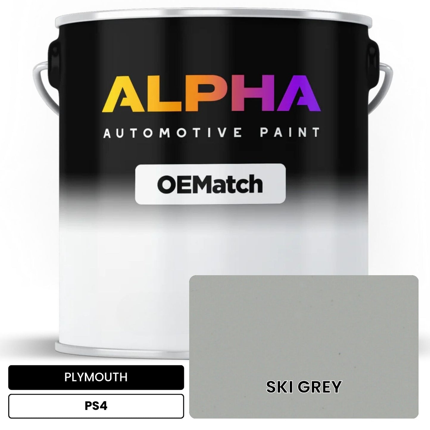 PLYMOUTH SKI GREY PS4 OEMatch Basecoat