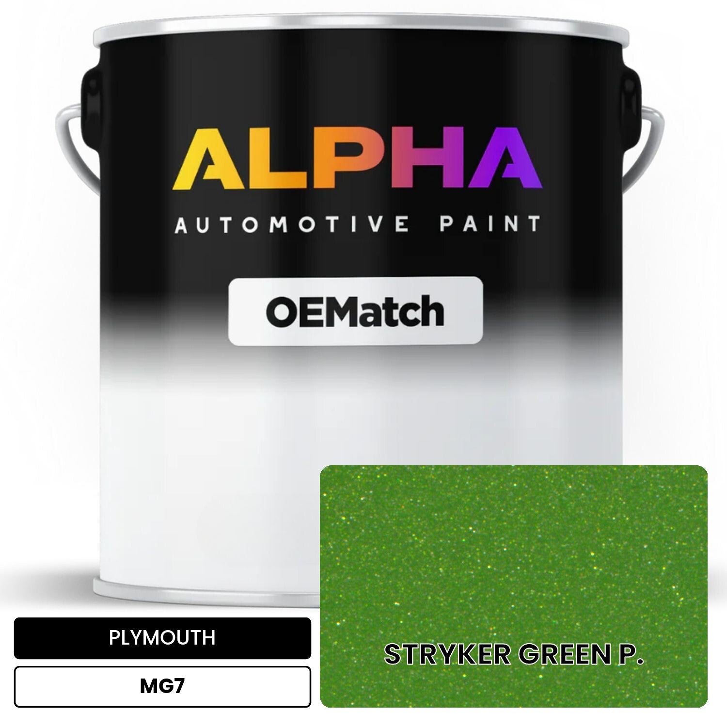 PLYMOUTH STRYKER GREEN P. MG7 OEMatch Basecoat