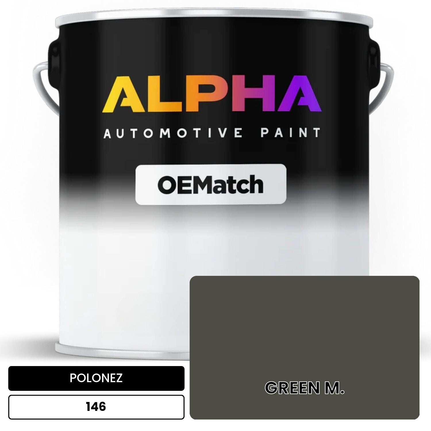 POLONEZ GREEN M. 146 OEMatch Basecoat